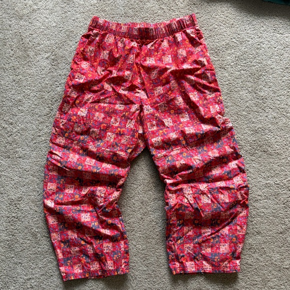 Free People Red Patterned Pants - Picture 4 of 7